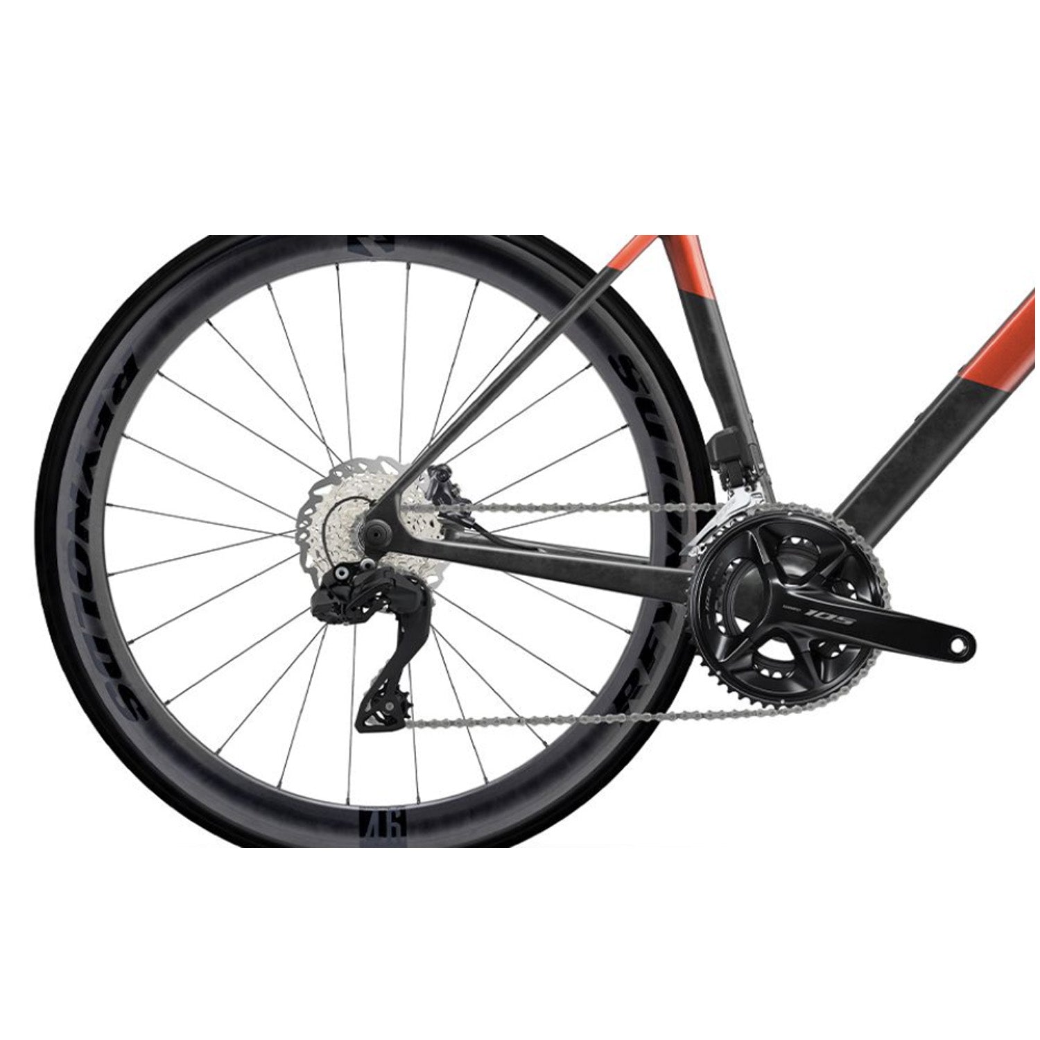 Felt VR Advance 105 Di2, 2025 Road Bike, Fast Orange, bixbybicycles.com