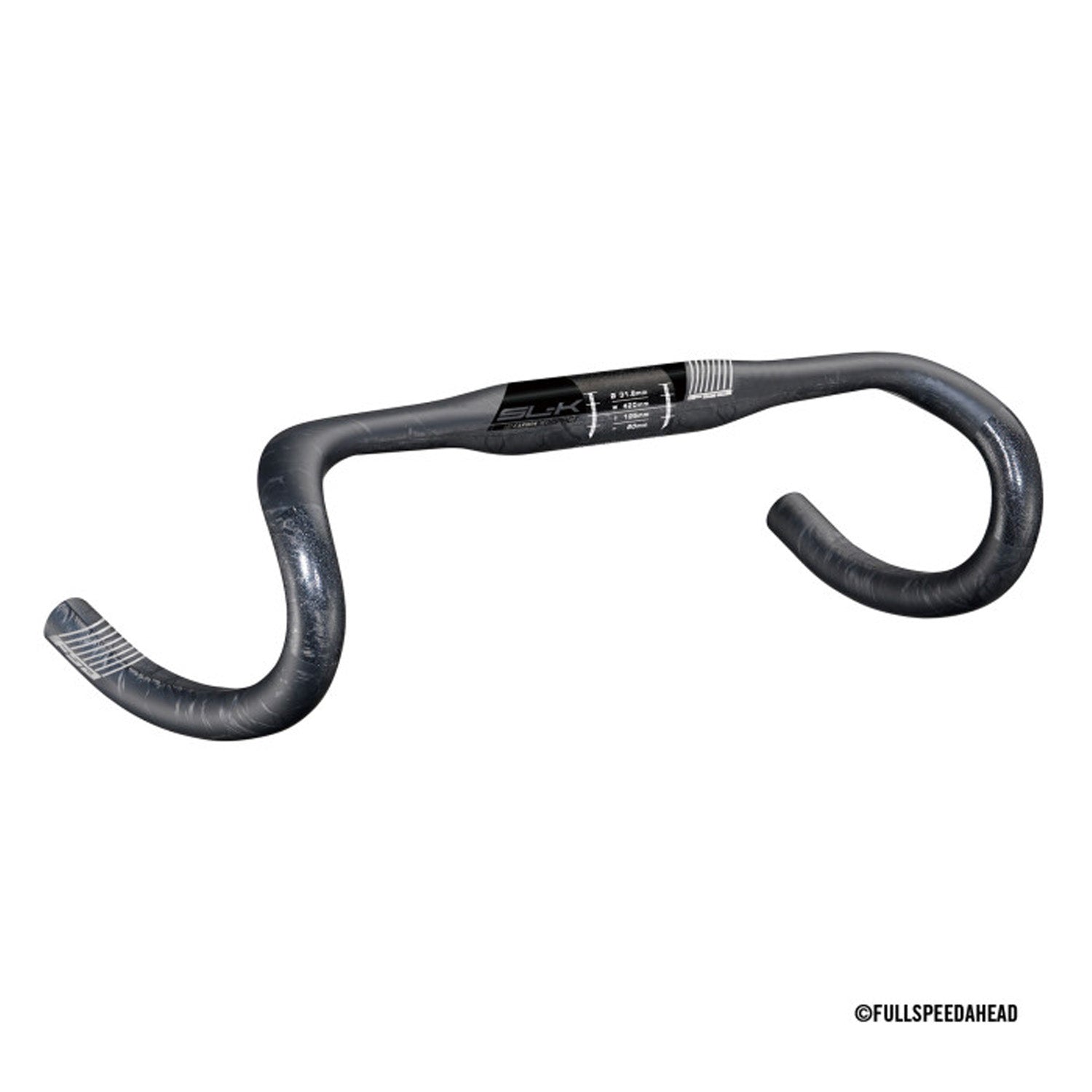 Full Speed Aero SL-K compact carbon handlebar 44cm, bixbybicycles.com