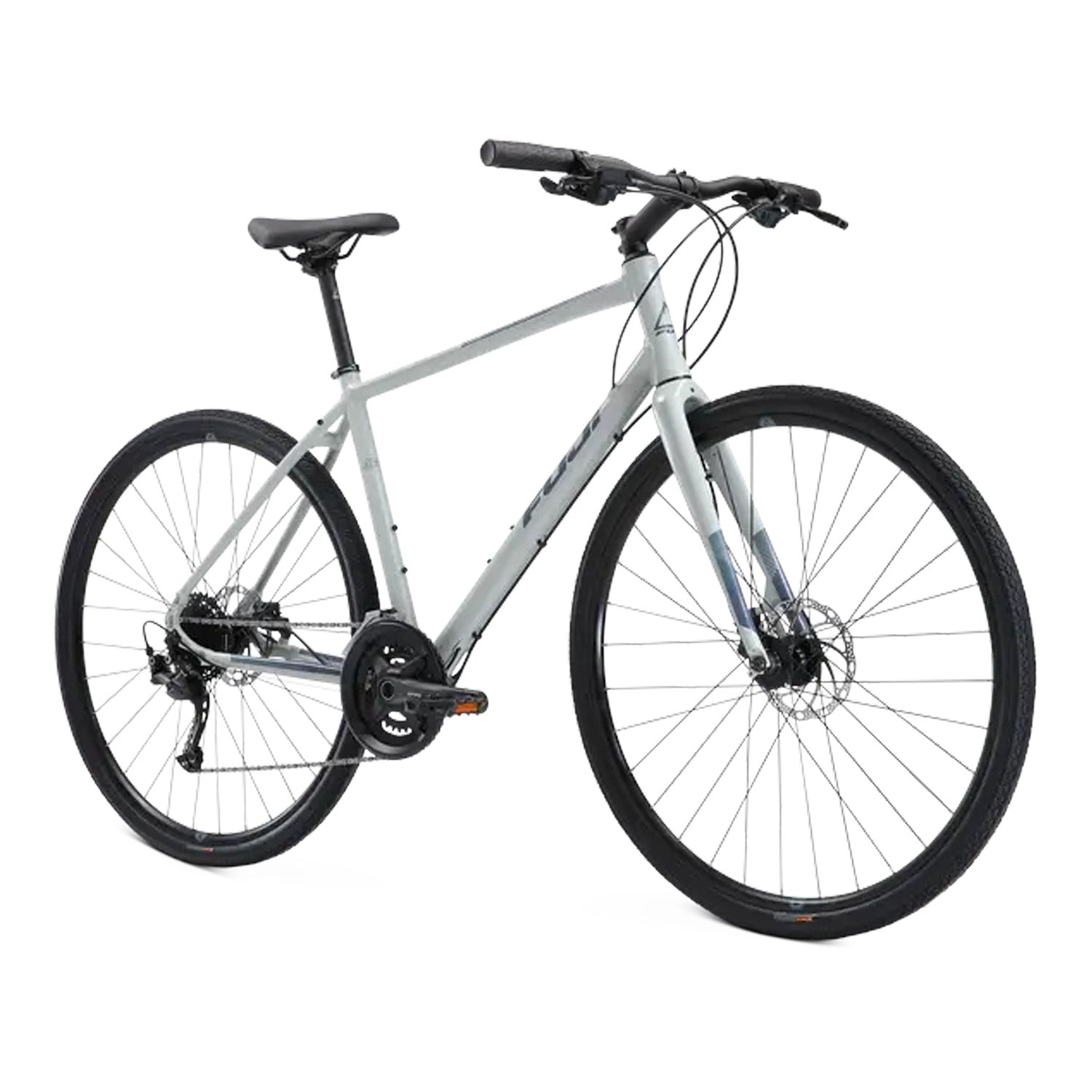 Fuji Absolute 1.7 ST, 2021, Shimano Alivio, Shadow, Cement - Large 19", bixbybicycles.com