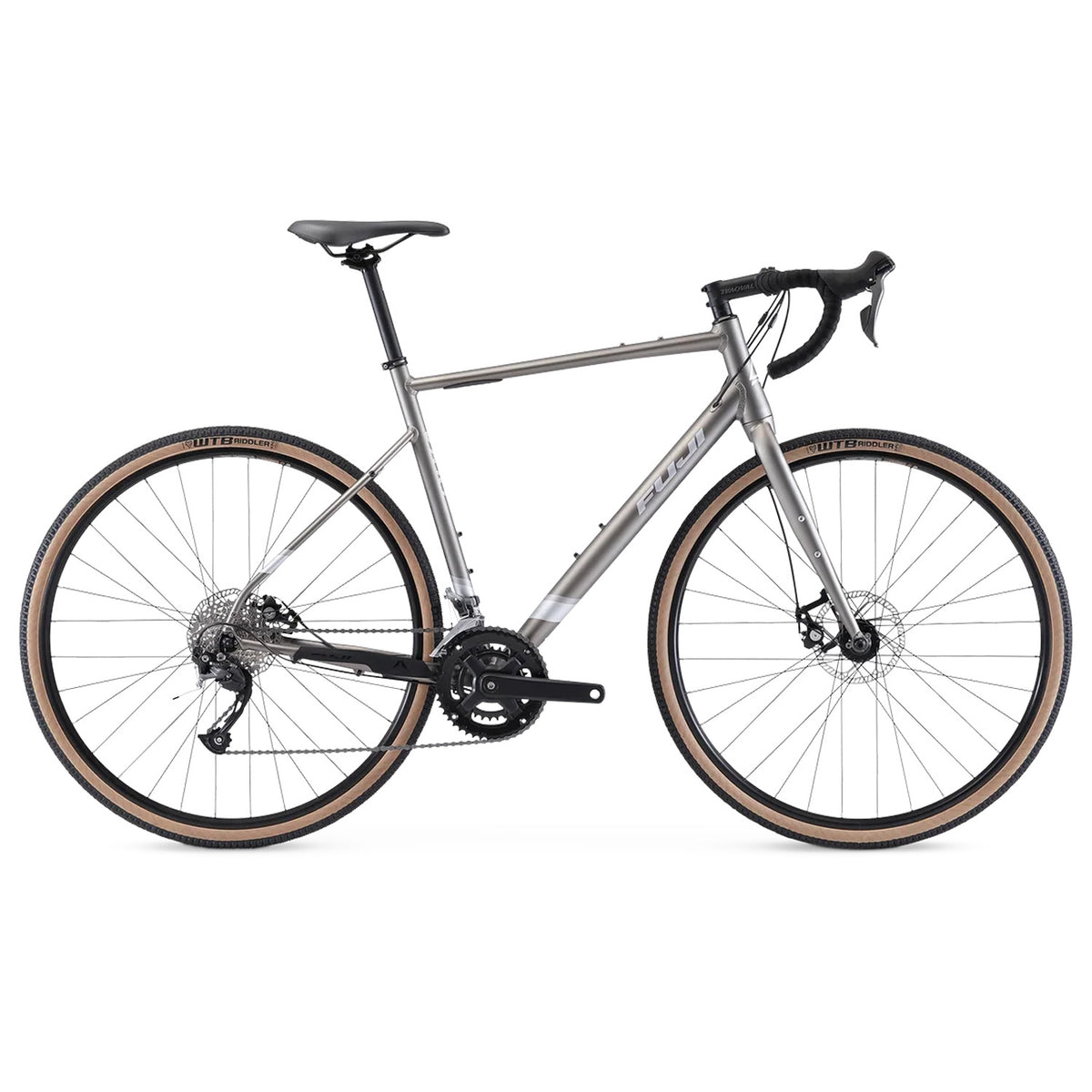 Fuji Jari 2.5, Gravel Bike, 8 Speed Matte Pewter, bixbybicycles.com