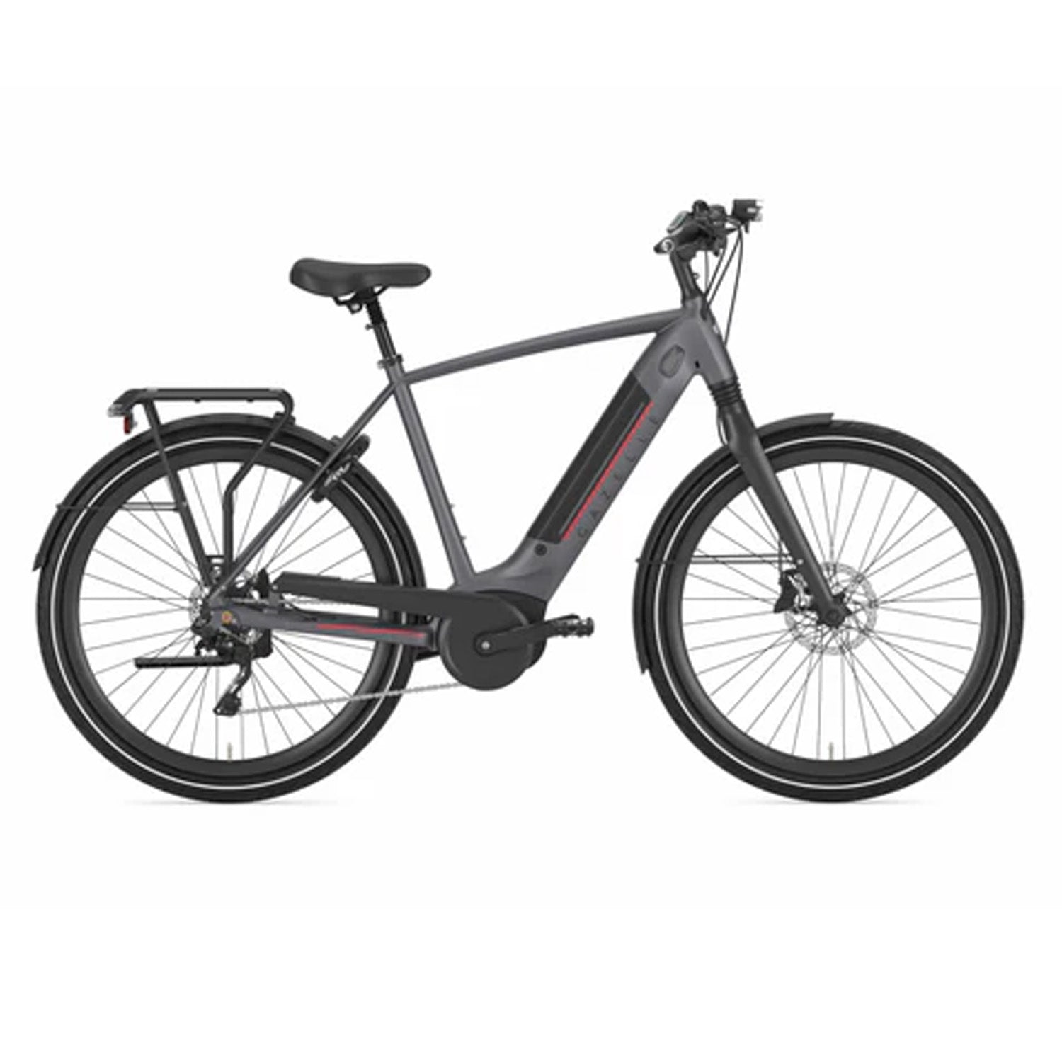 Gazelle Ultimate T10, High Step, Bosch 20mph, Dust Light / Grey, bixbybicycles.com
