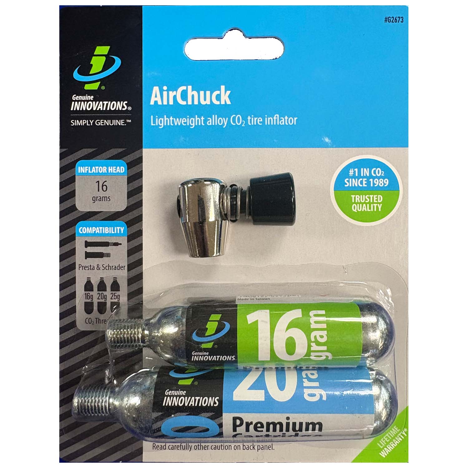 Innovations Air Chuck 2 CO2 and adaptor, bixbybicycles.com