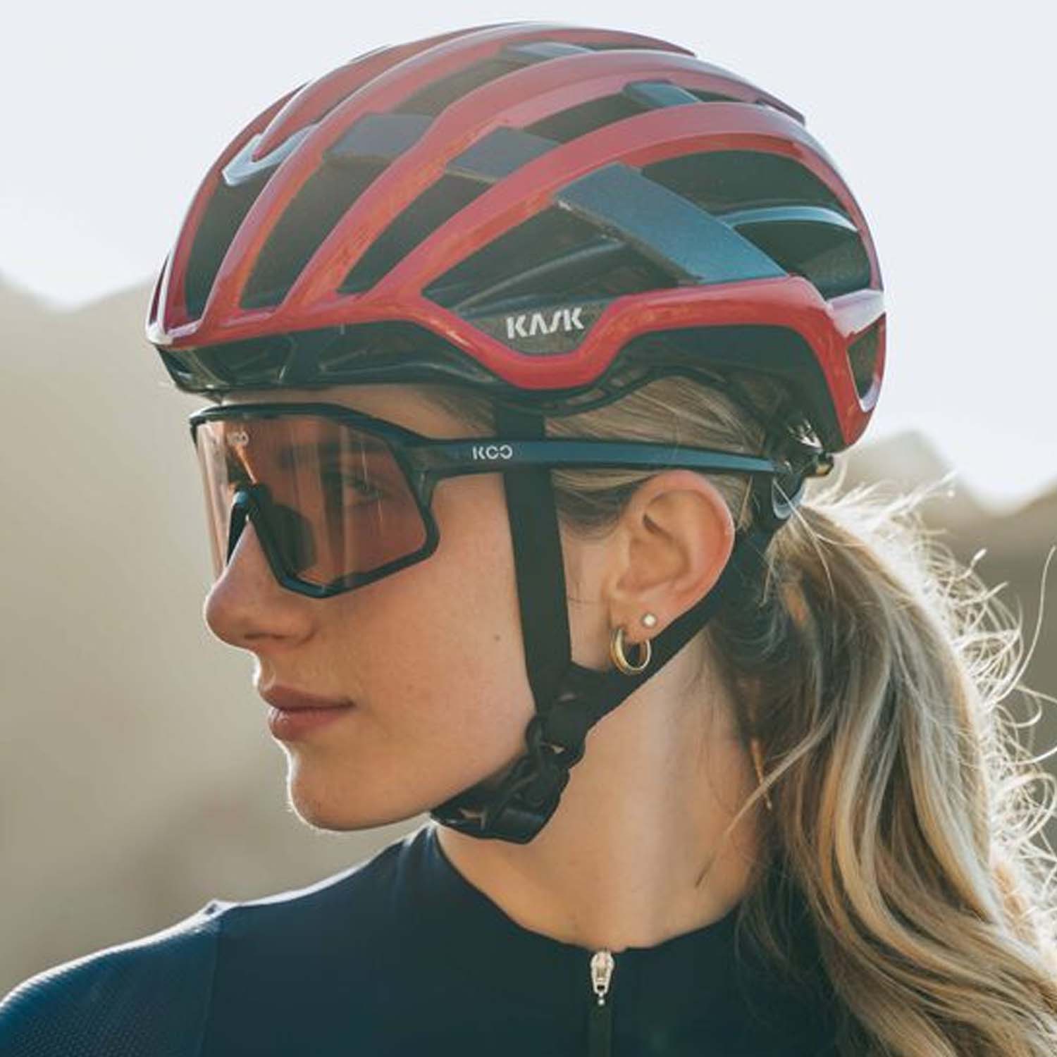 Kask Valegro Red Road Helmet, Medium – Bixby Bicycles