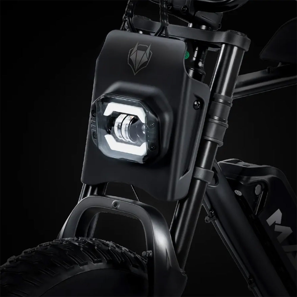 Macfox X1S Commuter E-Bike, 500W 48V, Black, bixbybicycles.com