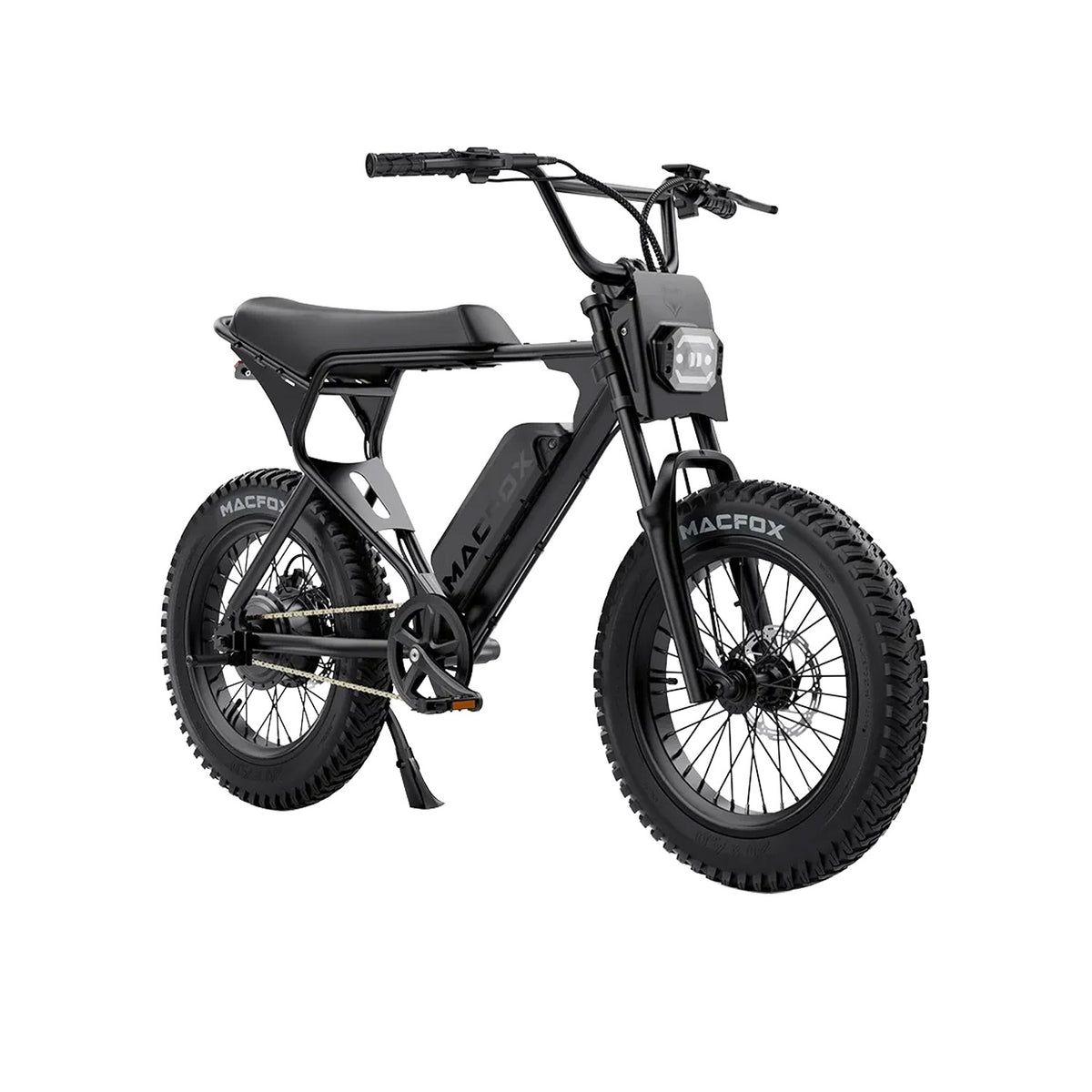 Macfox X1S Commuter E-Bike, 500W 48V, Black, bixbybicycles.com