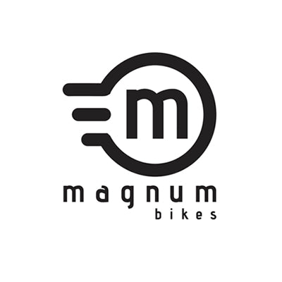 Magnum Bike logo, Magnum Bicycles are sold at Bixby Bicycles, Oklahoma