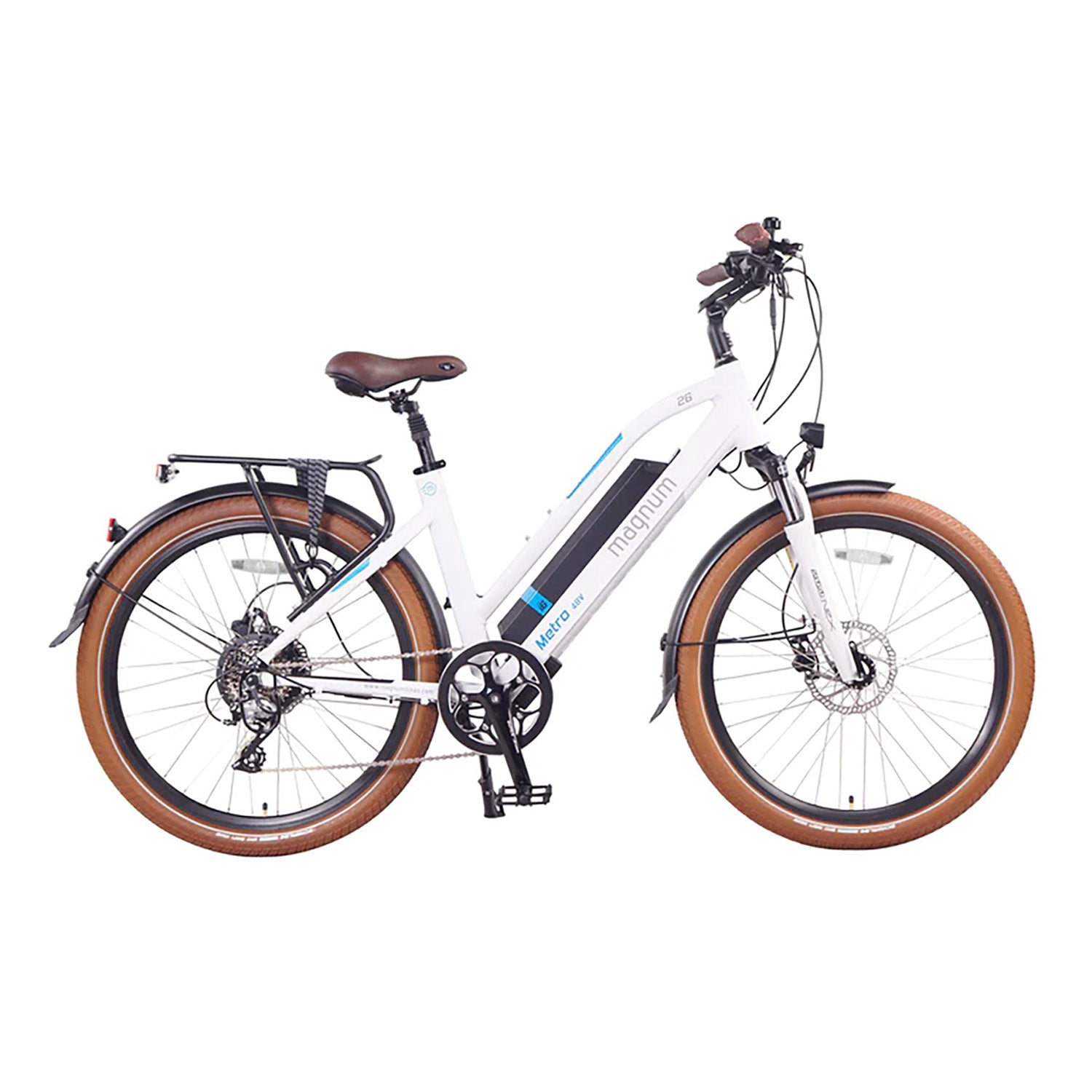 Magnum Metro+ Low Step, White, 700 Low Step - FREE SHIPPING!, bixbybicycles.com