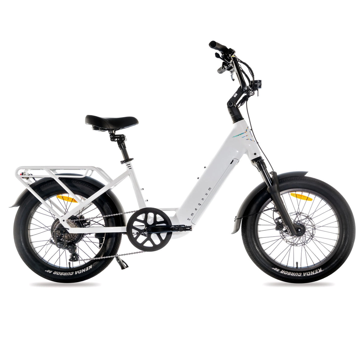 2027 Magnum Pathfinder 2.0 E-Bike, 500 W, 14.5AH, Pearl, bixbybicycles.com