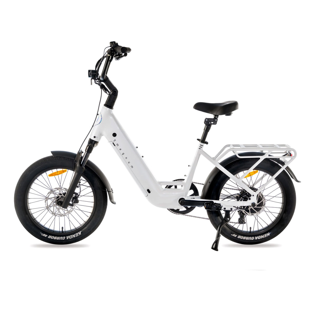 2027 Magnum Pathfinder 2.0 E-Bike, 500 W, 14.5AH, Pearl, bixbybicycles.com