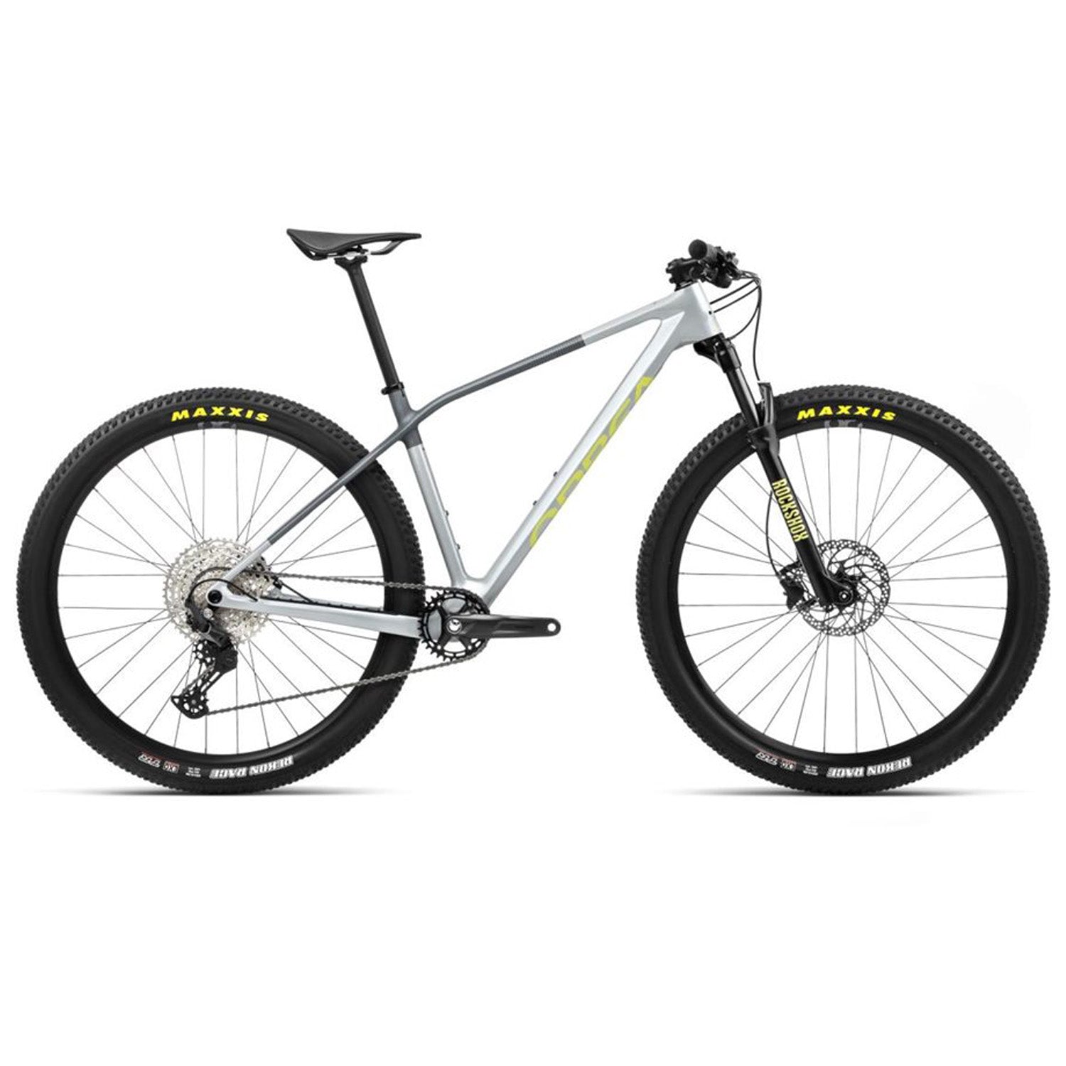 Orbea Alma M50 Cross Country, Halo Silver, Large, bixbybicycles.com