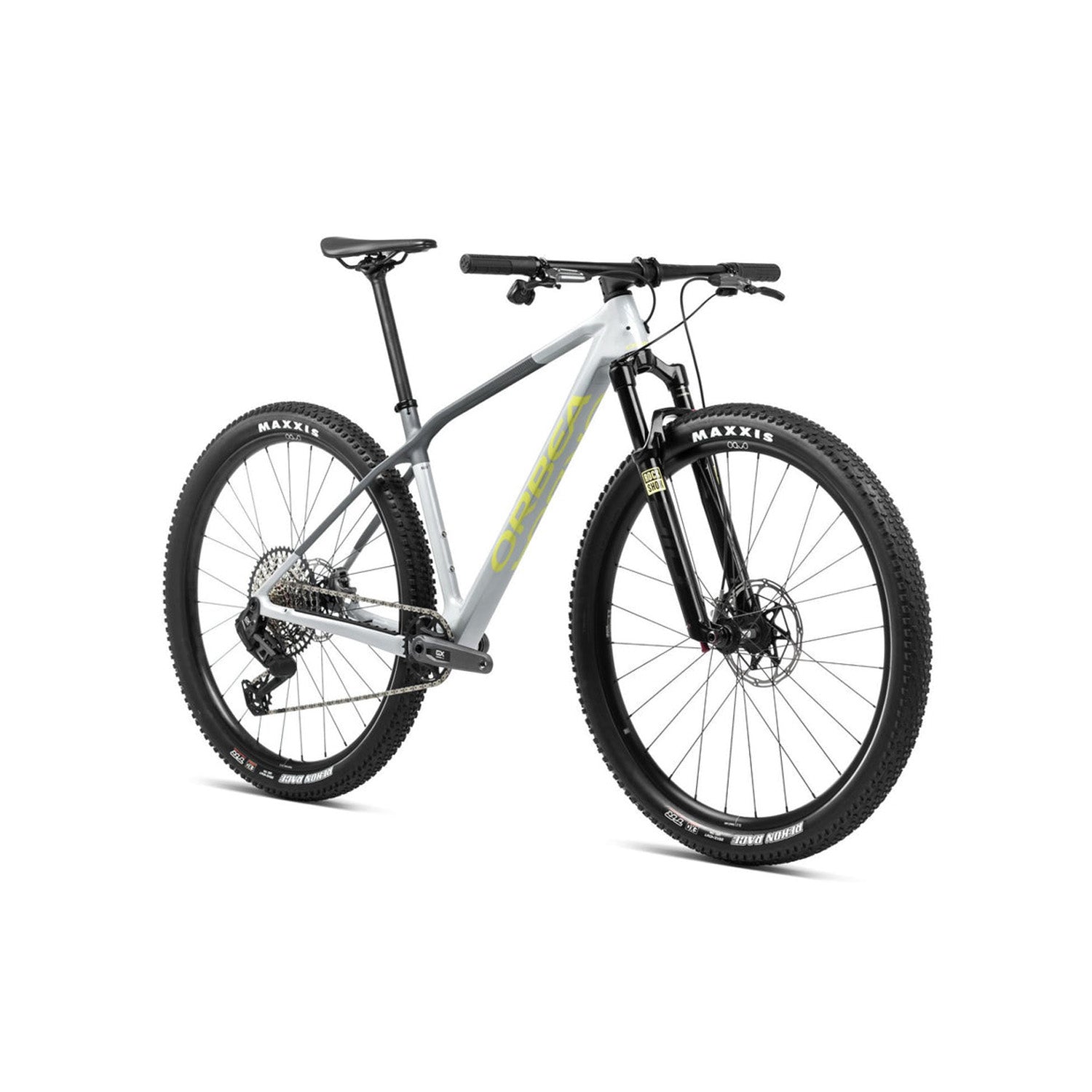 Orbea Alma M50 Cross Country, Halo Silver, Large, bixbybicycles.com
