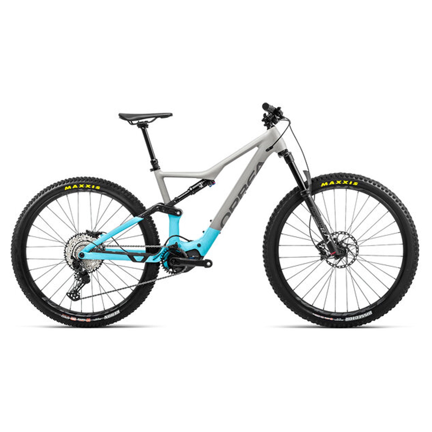 Orbea Rise H30, 20 mph, Large, 2025, Grey blue, bixbybicycles.com