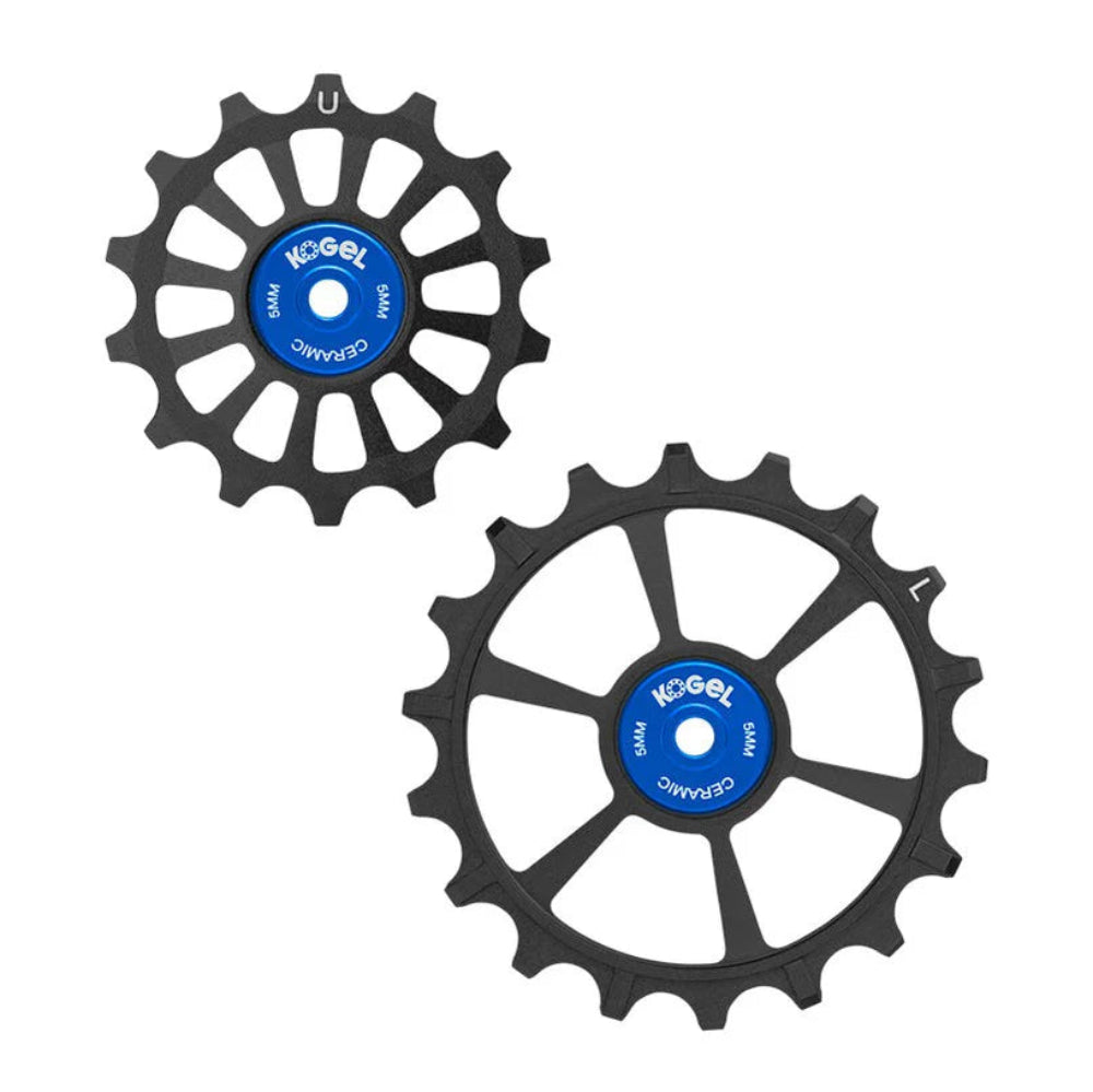 Kogel Sram Oversized Pulleys, 14 / 18T, MTB Use, bixbybicycles.com