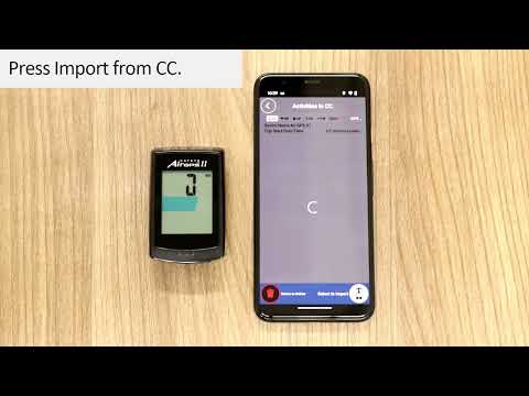 CatEye AirGPS II GPS Cycling Computer - pairing android phone, bixbybicycles.com