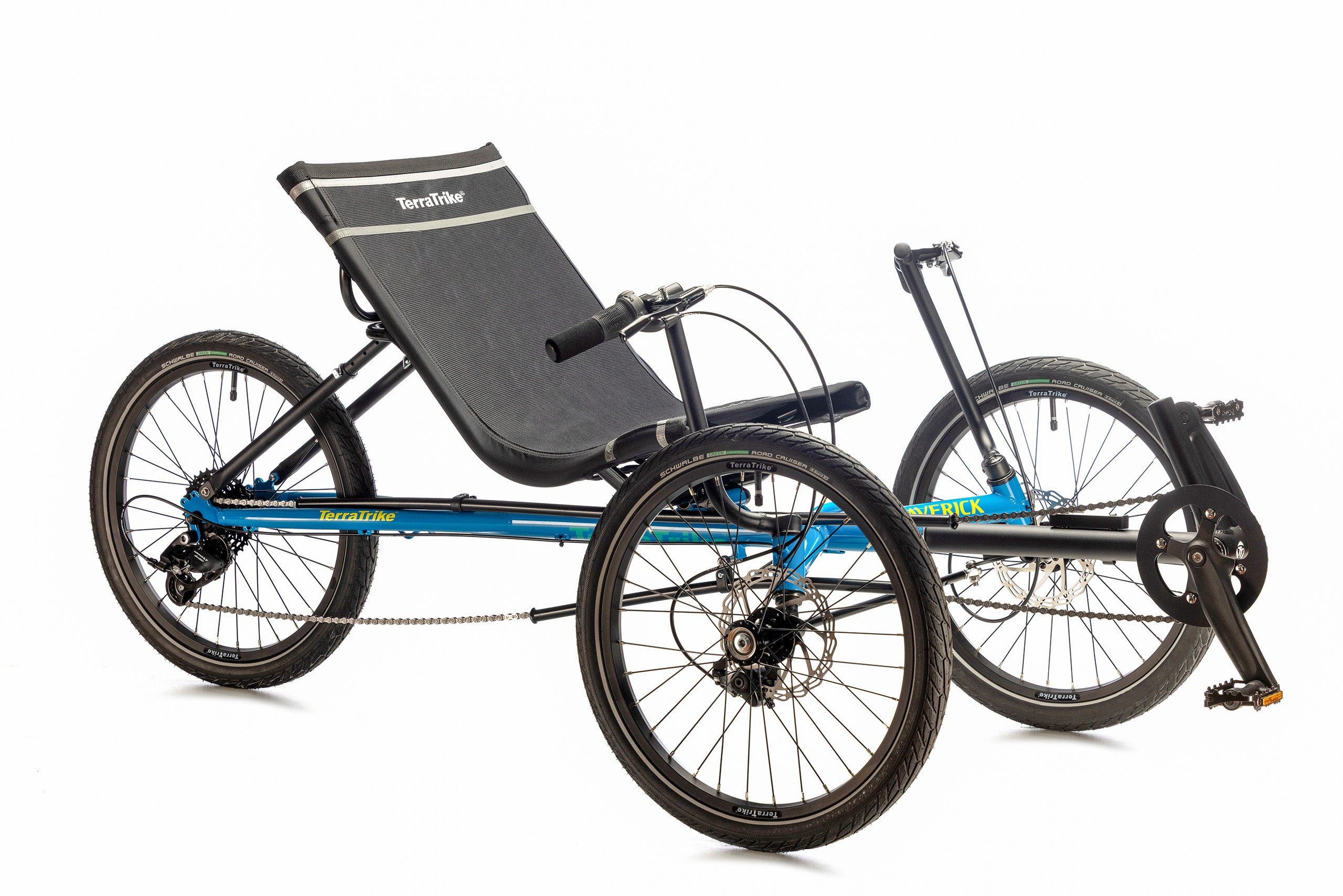 TRIKKE6 3CV  トレイク TerraTrike Maverick X8, Eiffel Blue, Steel Blue – Bixby Bicycles