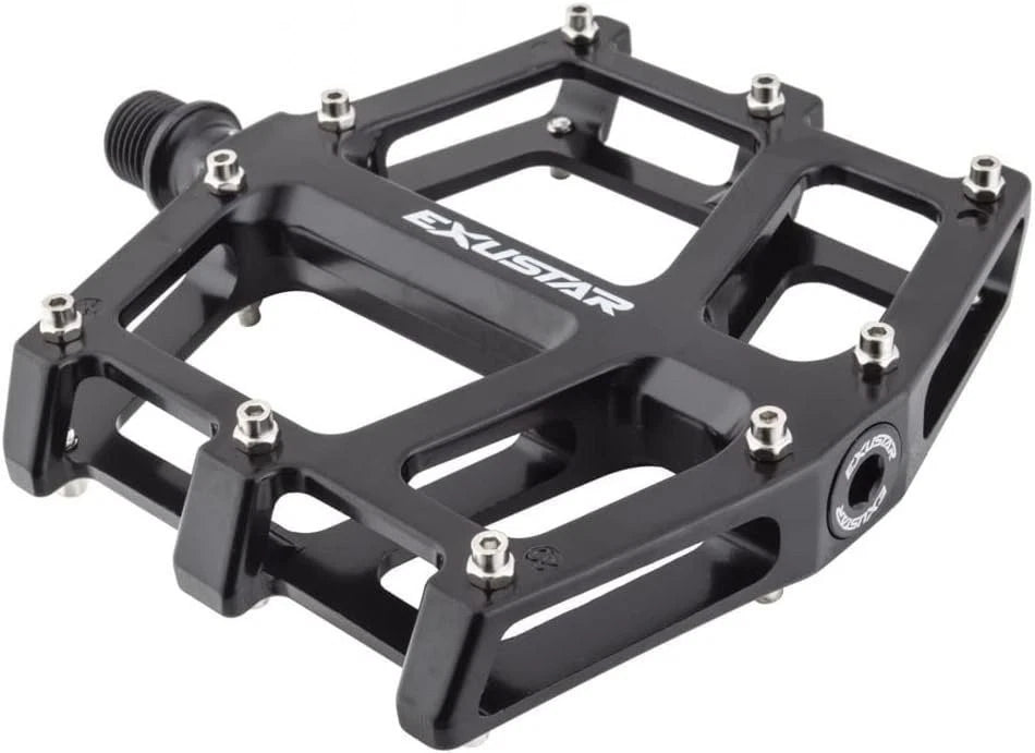 Exustar E-PB73, Aluminum Platform Pedals, 9/16, bixbybicycles.com