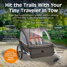 Retrospec Rover, 2 Passenger Trailer, bixbybcycles.com