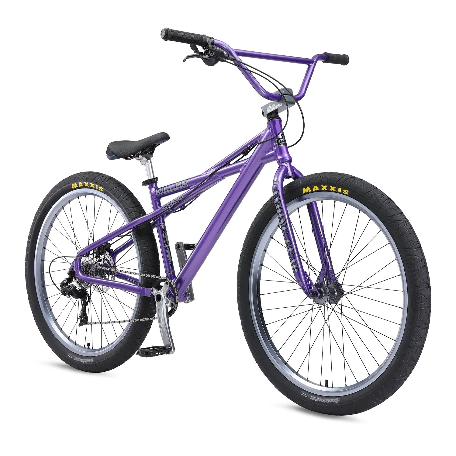 SE Killer Quad 27.5" Racing Bike, Purple Majesty, bixbybicycles.com