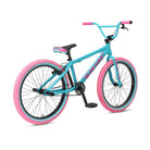 SE So Cal Flyer 24" BMX, Aqua Bubblegum, bixbybicycles.com