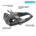 Shimano PD-R8000 Ultegra SPD-SL Pedal with Cleat, bixbybicycles.com