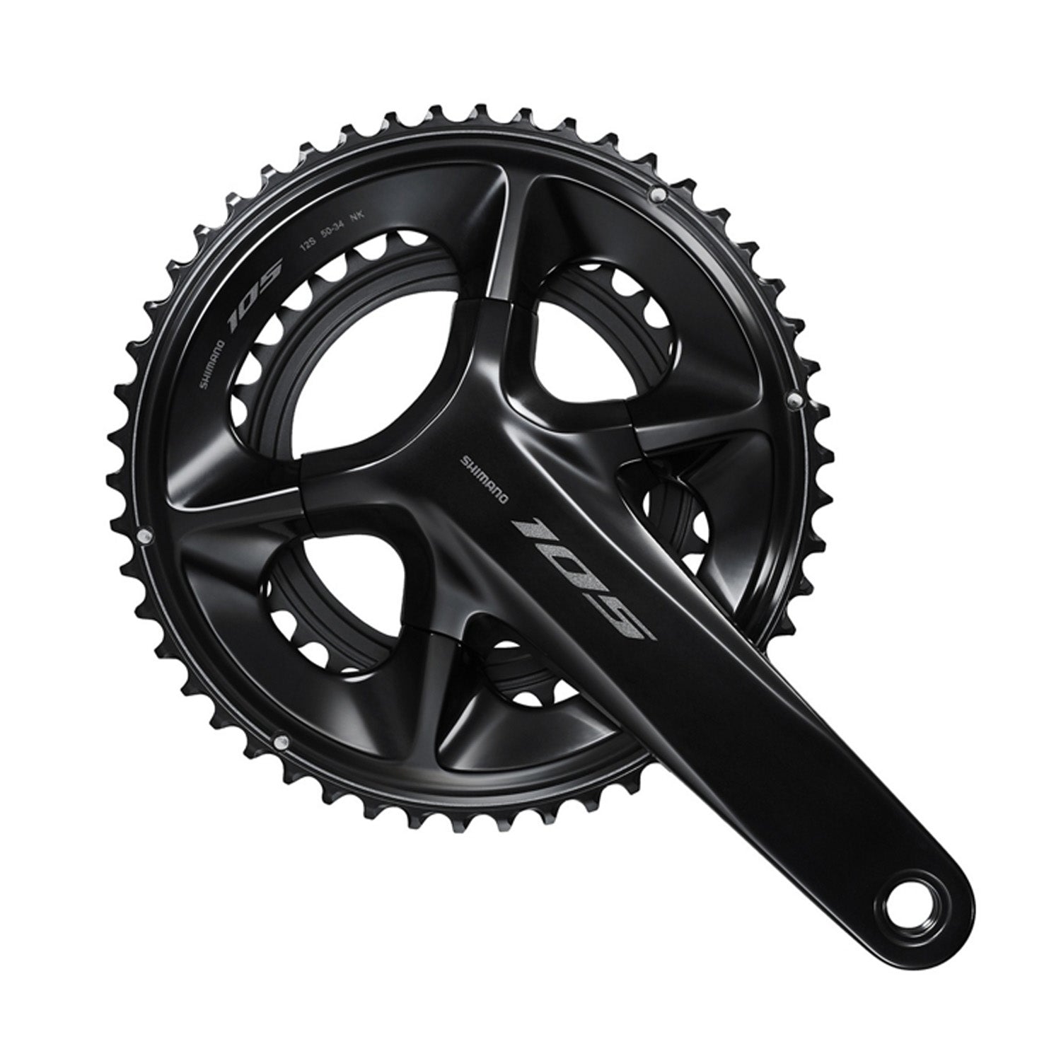 Shimano 105 Crankset 2 x 12 speed, bixbybicycles.com