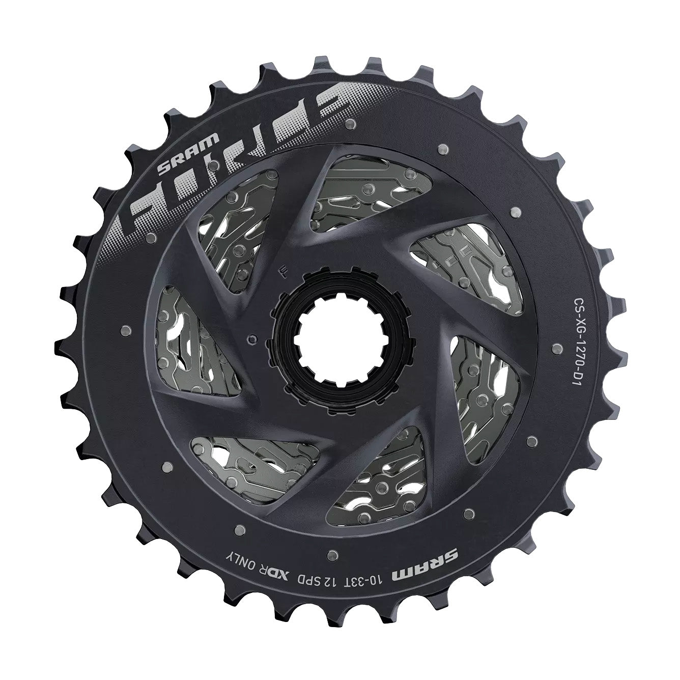 SRAM Force XG-1270 D1 Silver 12 Speed, 10-33 Tooth