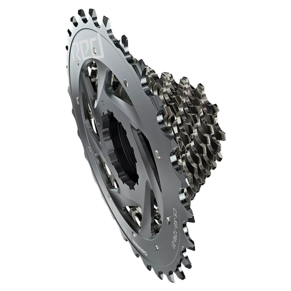 SRAM RED XG-1290 D1 Silver 12 Speed, 10-33 Tooth, Bixby Bicycles, Oklahoma