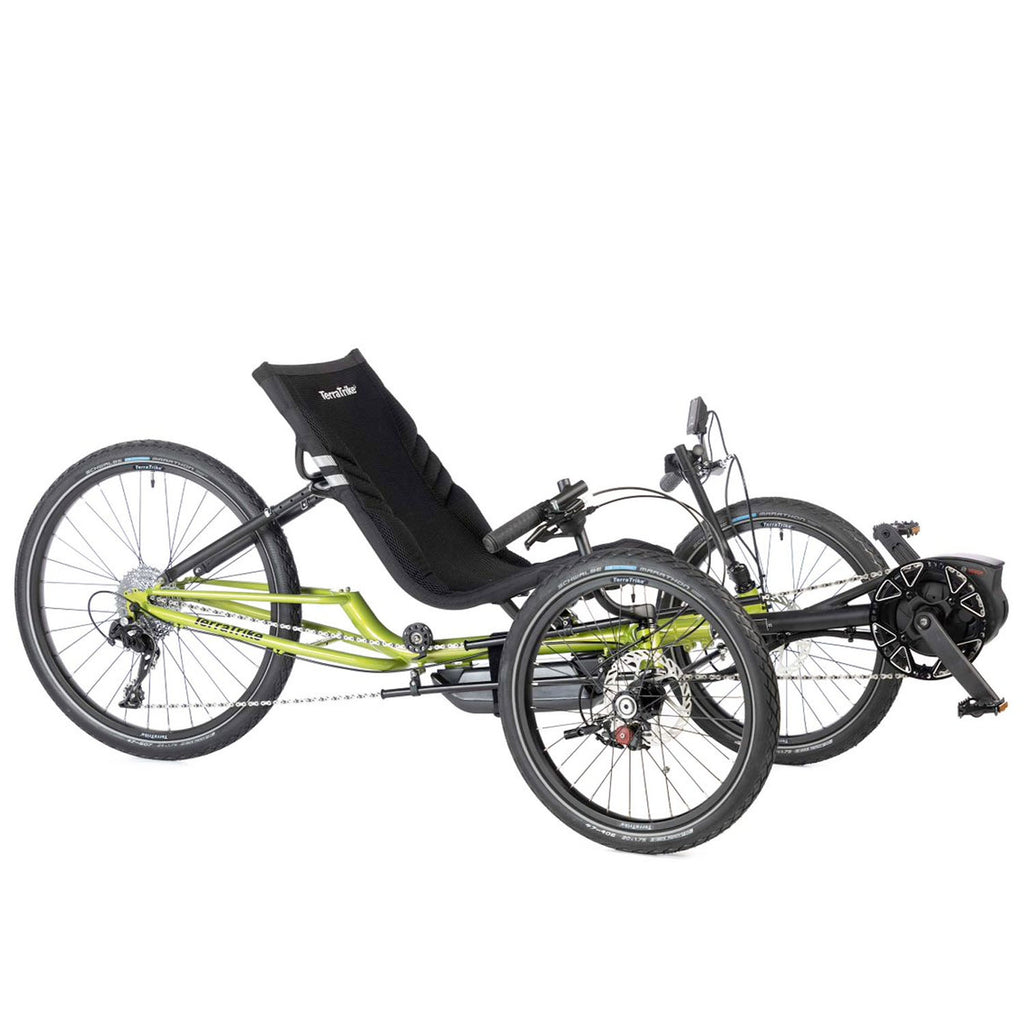 Terra Trike GT EVO > Bosh Motor > 24 Wheel > Electric Green, bixbybicycles.com