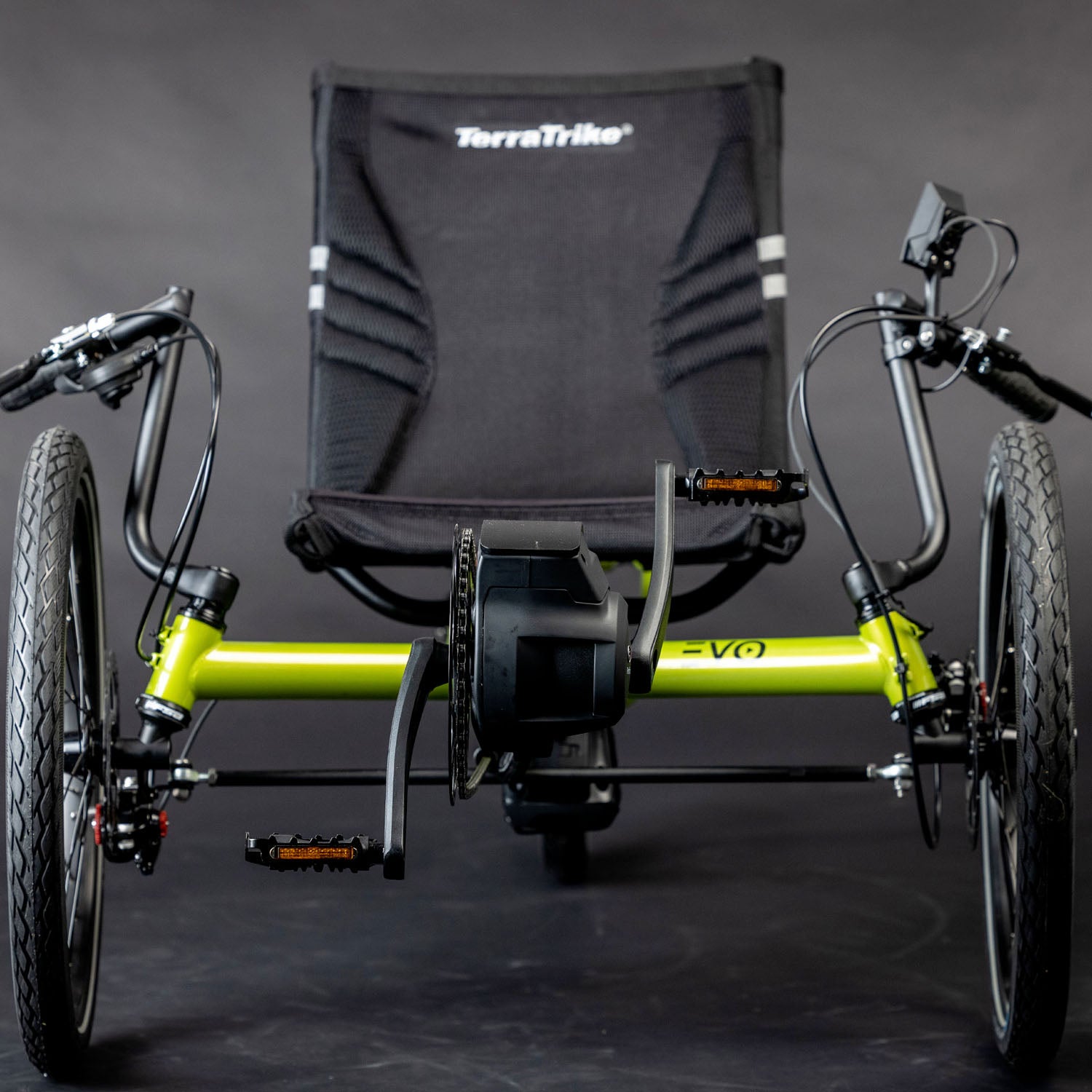 Terra Trike GT EVO > Bosh Motor > 24 Wheel > Electric Green, bixbybicycles.com