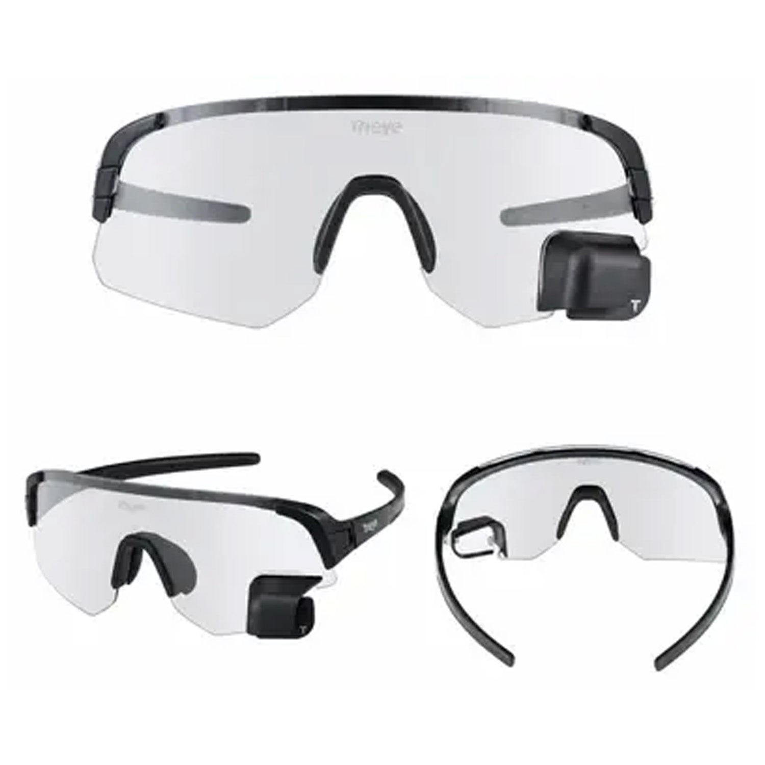 TriEye The View Clear Lens Photochromatic, Left Mirror Cat 3 Sunglasses, bixbybicycles.com