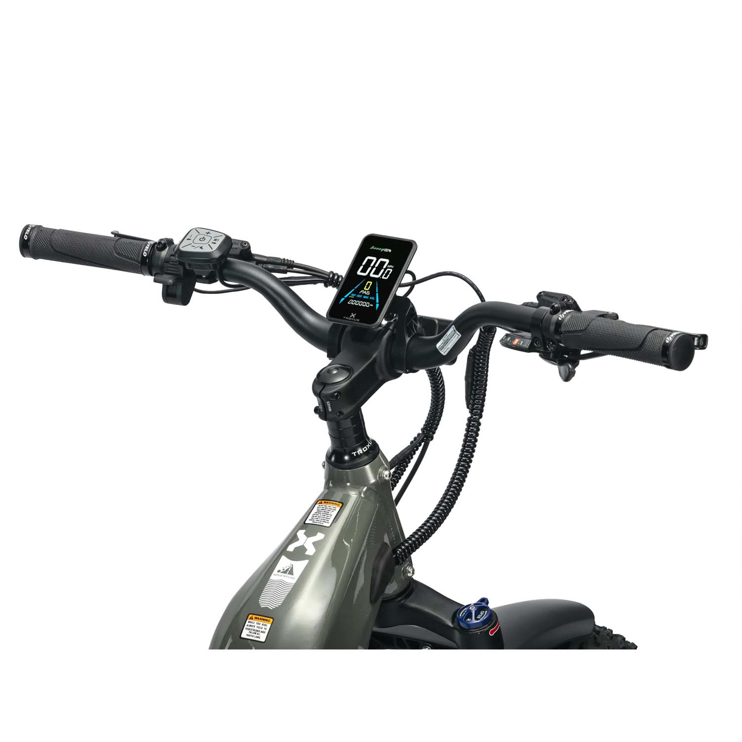 Troxus Explorer MIK Plus St 26" Fat Tire e-Bike, Matt Deep Moss, bixbybicycles.com