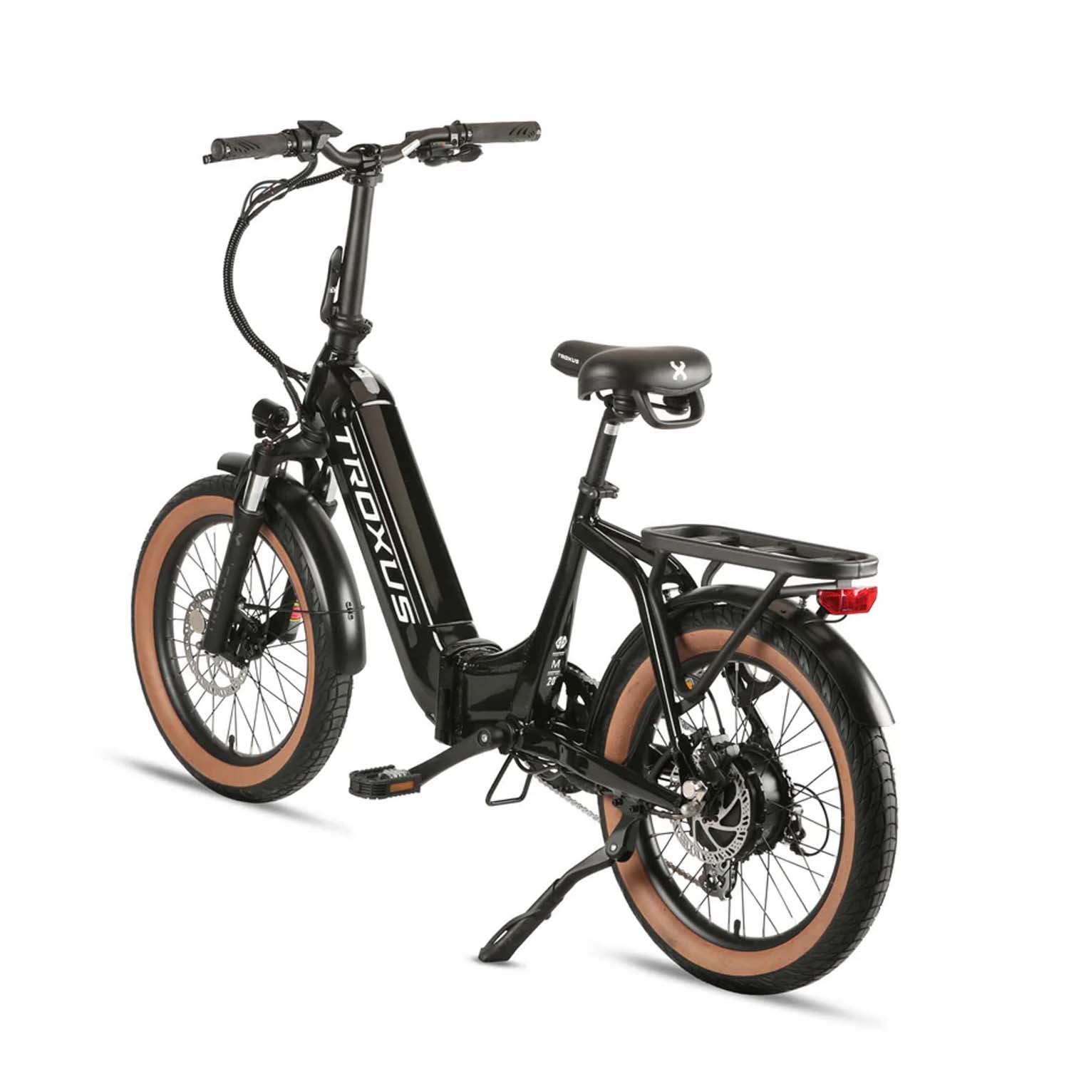 Troxus Lynx E-Bike, Folding, 500 Watts, Black – Bixby Bicycles
