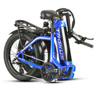 Troxus Lynx E-Bike, Folding, 500 Watts, Blue, bixbybicycles.com