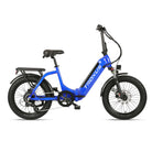 Troxus Lynx E-Bike, Folding, 500 Watts, Blue, bixbybicycles.com