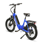 Troxus Lynx E-Bike, Folding, 500 Watts, Blue, bixbybicycles.com