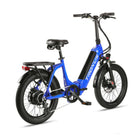 Troxus Lynx E-Bike, Folding, 500 Watts, Blue, bixbybicycles.com