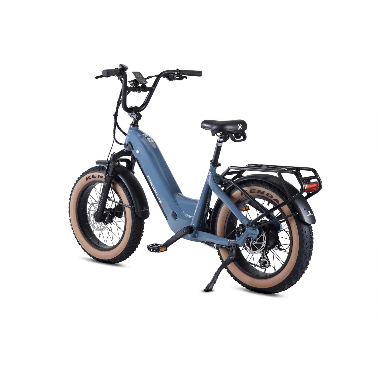 Troxus Lynx Plus 20, Non-folding e-bike, Cadet Blue, bixbybicycles.com