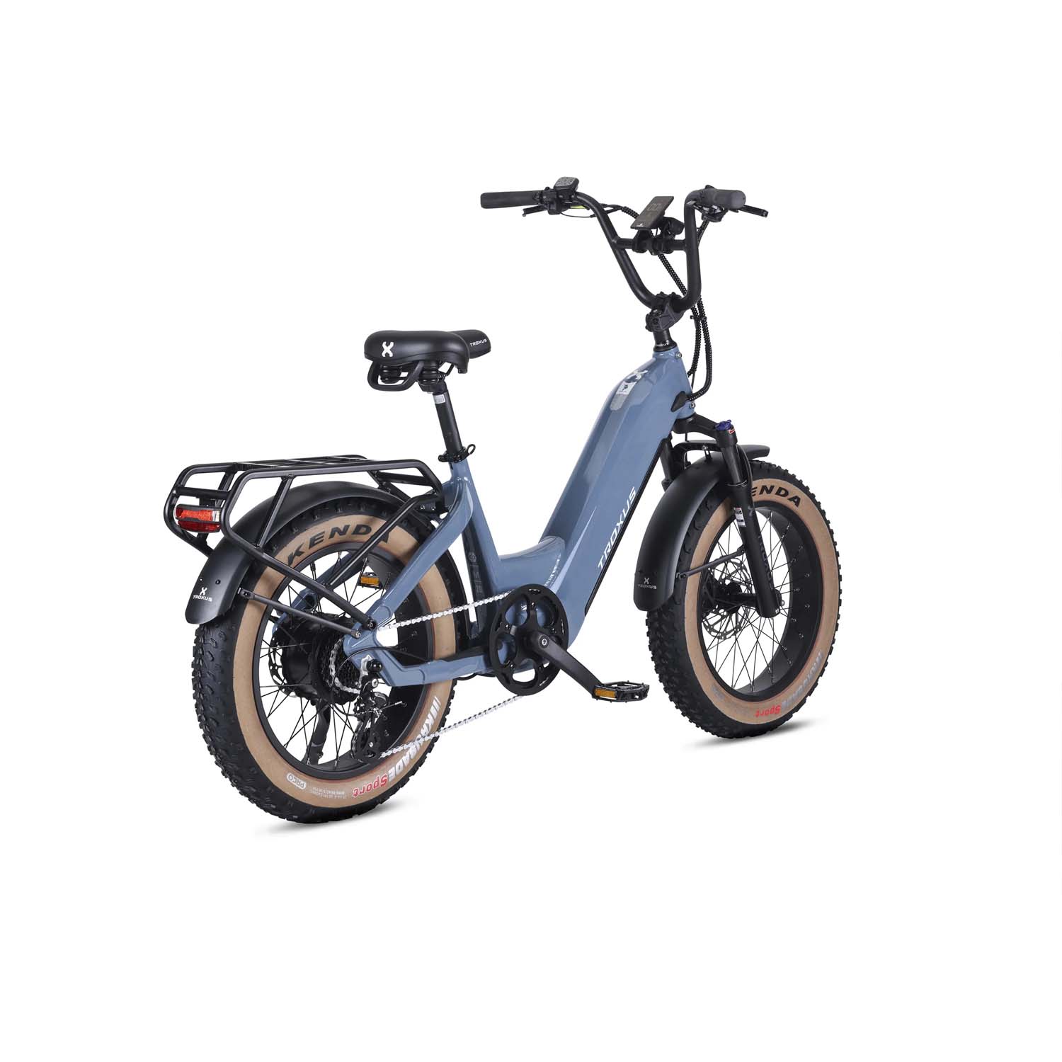 Troxus Lynx Plus 20, Non-folding e-bike, Cadet Blue, bixbybicycles.com