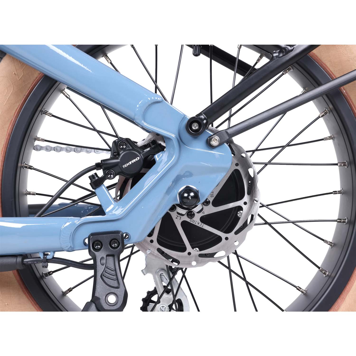 Troxus Lynx Plus 20, Non-folding e-bike, Cadet Blue – Bixby Bicycles