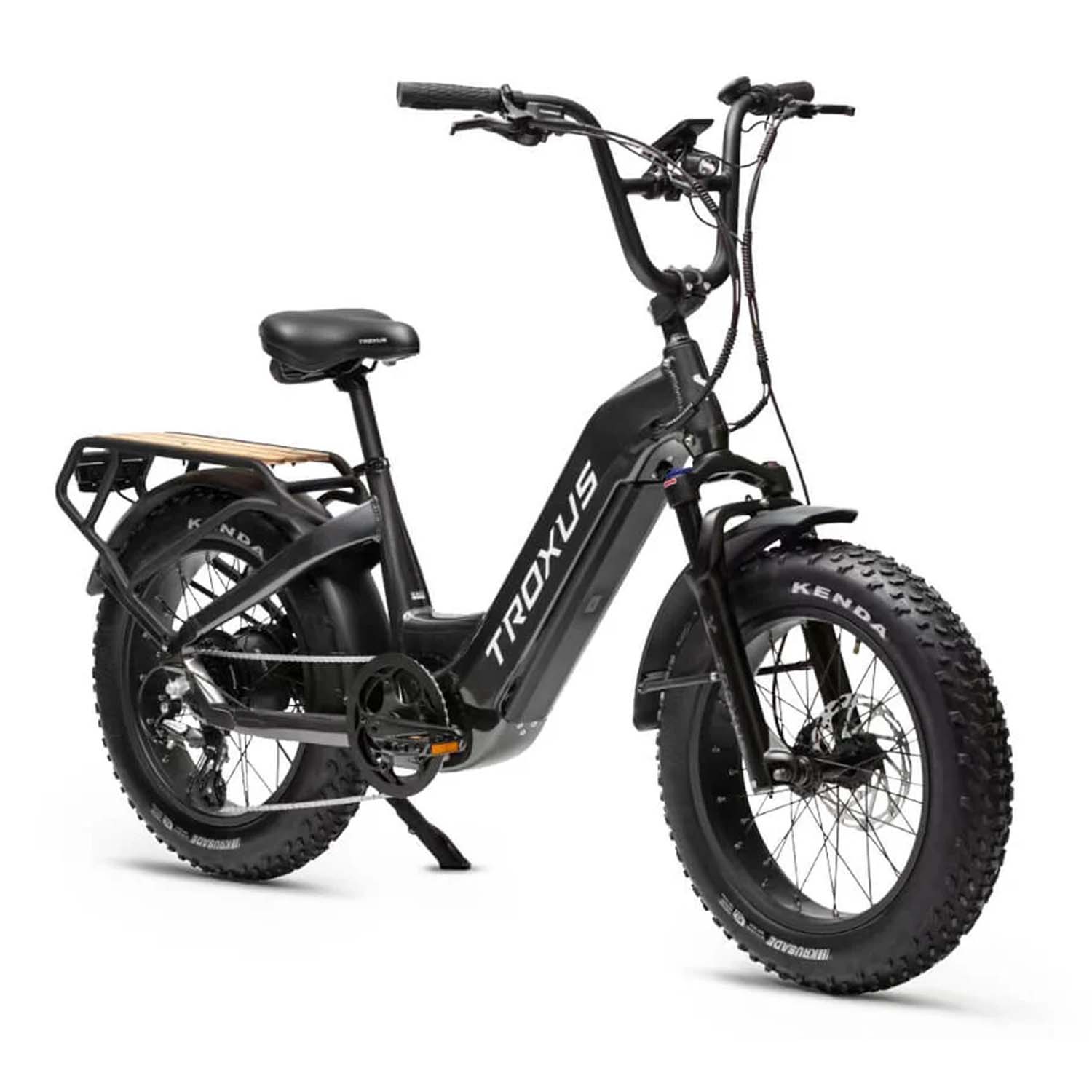 Troxus Lynx Plus E-Bike, Non Folding, 750 Watts, Charcoal, Chalk