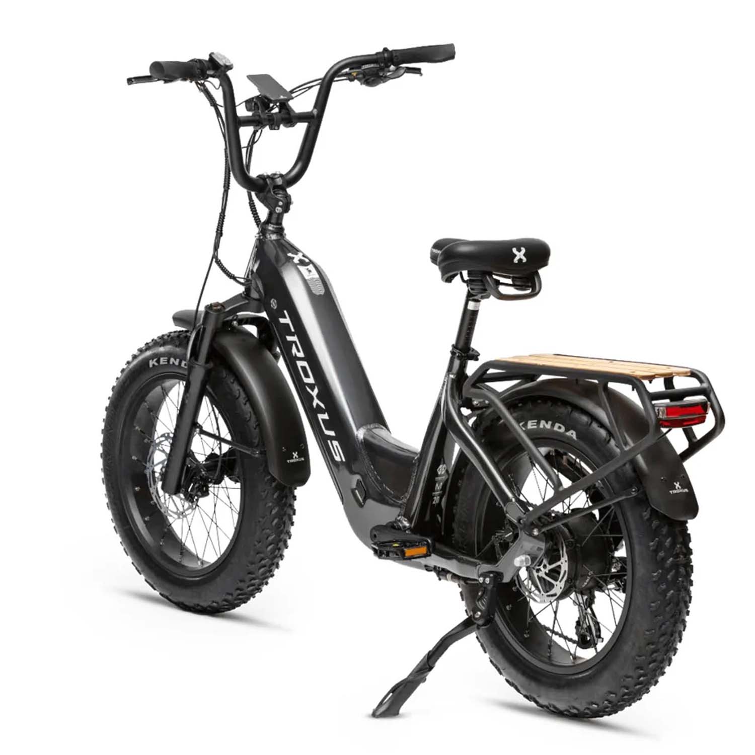 Troxus Lynx Plus E-Bike, Non Folding, 750 Watts, Charcoal, Chalk
