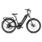 Troxus Trax Plus  Step Thru 27.5" Tire, eBike, 750 Watt, Black, BixbyBicycles.com