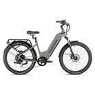 Troxus Trax Plus  Step Thru 27.5" Tire eBike, 750 Watt , Grey, Medium, bixbybcycles.com