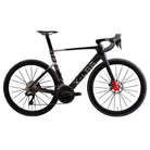 A-LAB AD8 Shimano 105 Di2 Road Bike, Sunspot Red/Black, bixbybicycles.com