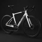 X LABS RS5 Shimano 105 Cable Road Bike, WaveBreaker White, bixbybicycles.com