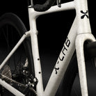 X LABS RS5 Shimano 105 Cable Road Bike, WaveBreaker White, bixbybicycles.com