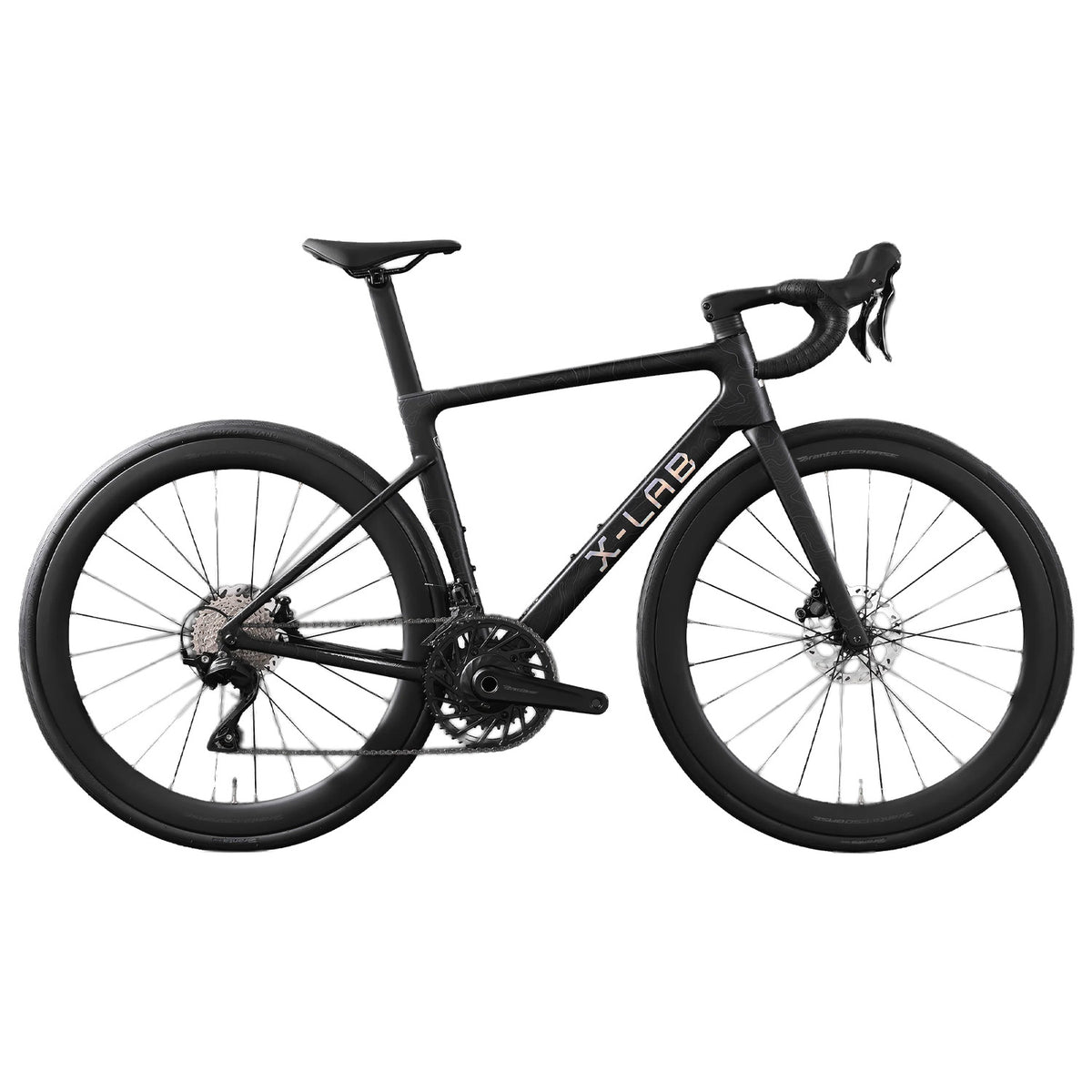 X-LAB RS7 Shimano 105 Di2 Road Bike, Black, bixbybicycles.com