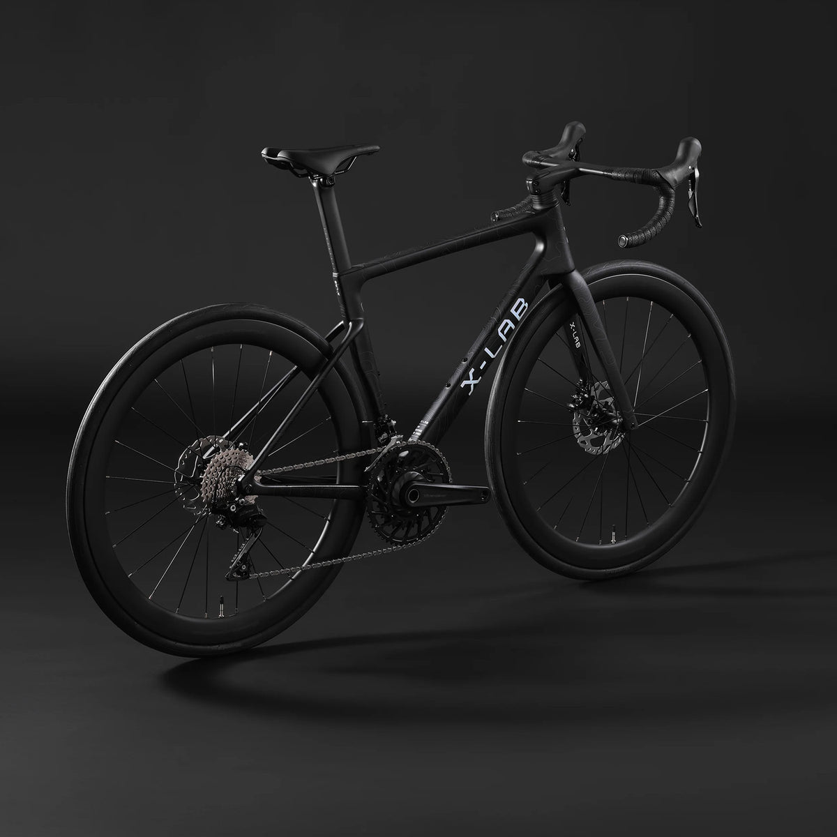 X-LAB RS7 Shimano 105 Di2 Road Bike, Black, bixbybicycles.com