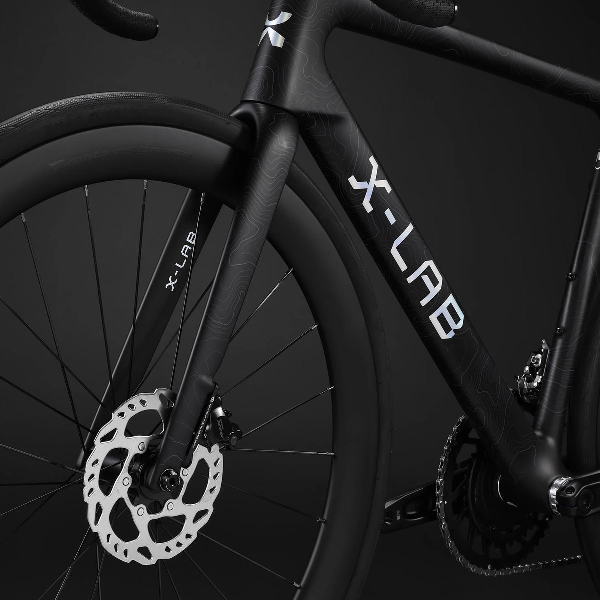 X-LAB RS7 Shimano 105 Di2 Road Bike, Black, bixbybicycles.com