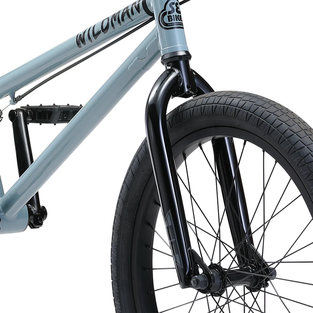 SE Bikes BMX Wildman 20" wheel 2022 - Gray front wheel, Bixby Bicycles, Oklahoma